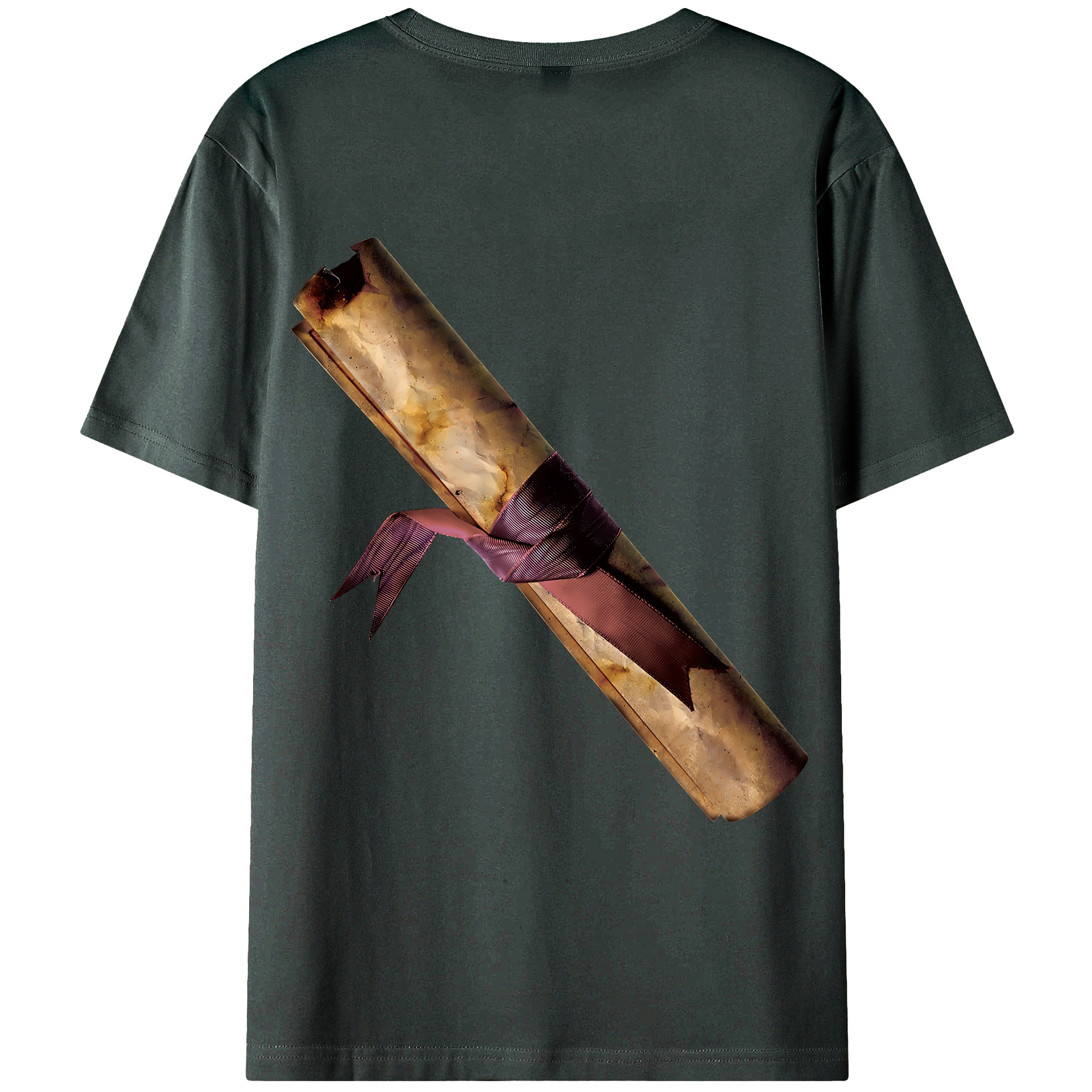 （画像用） Harry Potter ハリー・ポッターシリーズ 綿100％ メンズ半袖Tシャツ（バックプリント） 通気性